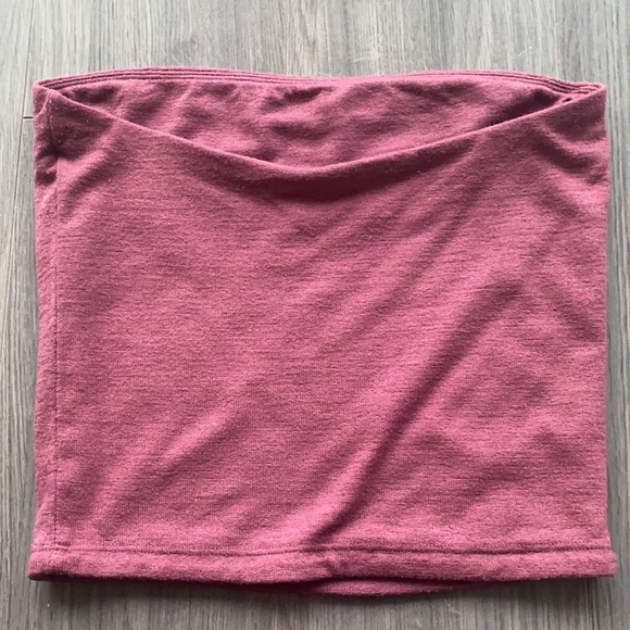 Burgundy Wilfred Tube Top - Picture 4 of 4
